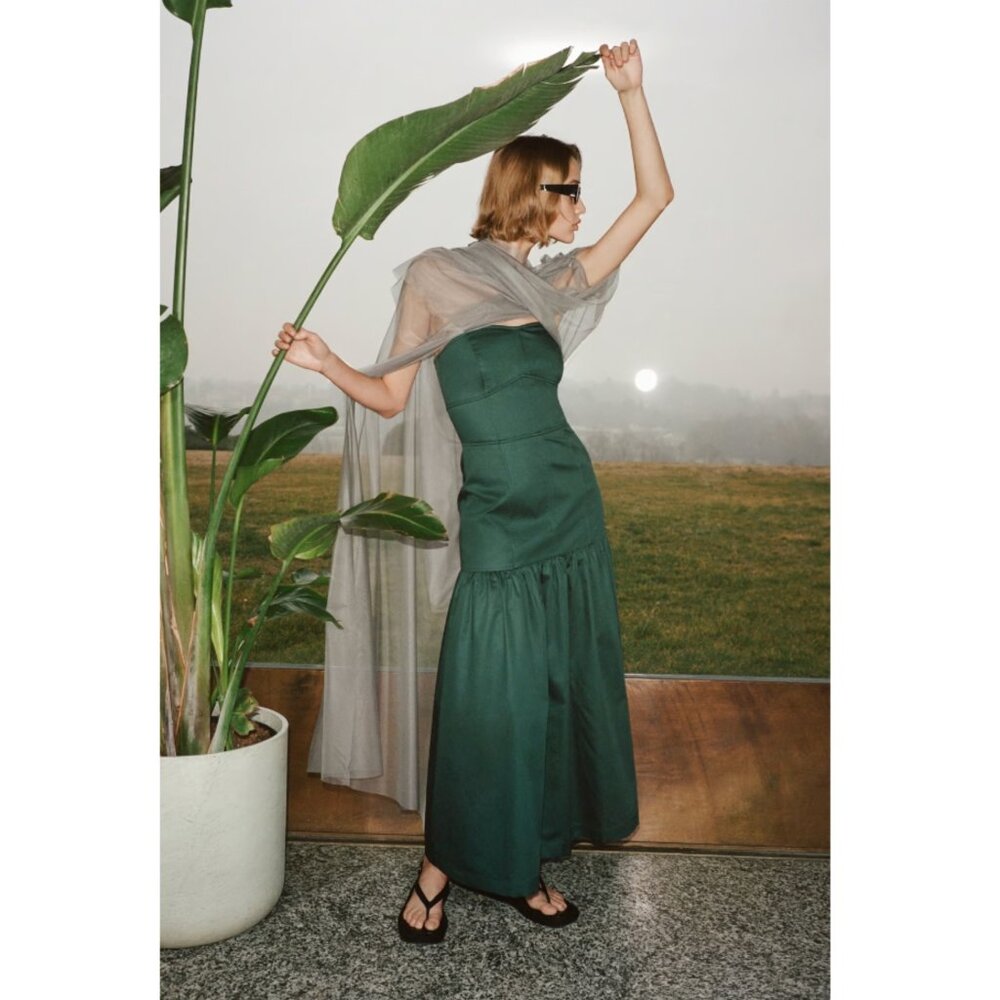 ZARA SHEER TULLE CAPE